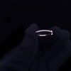 Tiffany & Co T Diamond Wire Band Ring in 18K Yellow Gold Size: 7.25
