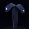 Tiffany & Co. Platinum Diamond Solitaire Stud Earrings