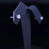 Tiffany & Co. Platinum Diamond Solitaire Stud Earrings