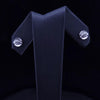 Tiffany & Co. Platinum Diamond Solitaire Stud Earrings