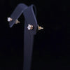 Tiffany & Co. 18K Yellow Gold Diamond Stud Earrings with Screw Backs