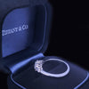 Tiffany & Co. Seven Stone Diamond Platinum Ring Size: 5.5