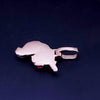 Custom Made Fantasy Rainbow Unicorn Pendant in 14K Yellow Gold