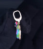Custom Made Fantasy Rainbow Unicorn Pendant in 14K Yellow Gold