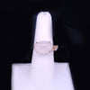 Celine 18K Rose Gold Cocktail Ring with Moonstone & Diamonds