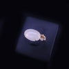 Celine 18K Rose Gold Cocktail Ring with Moonstone & Diamonds