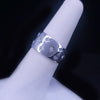 Marchesa 18K White Gold Diamond Star Wedding Band Ring