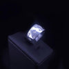 Marchesa 18K White Gold Diamond Star Wedding Band Ring