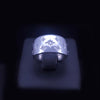 Marchesa 18K White Gold Diamond Star Wedding Band Ring