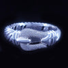 David Yurman Sterling Silver Belt Bracelet with Diamonds