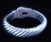 David Yurman Sterling Silver Belt Bracelet with Diamonds