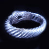 David Yurman Sterling Silver Belt Bracelet with Diamonds