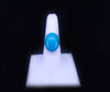 Custom Made Vintage Ring with Turquoise in 18K Yellow Gold, Size: 7.25