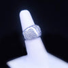Custom-Made Diamond Wedding Band Ring in 14K White Gold