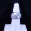 Custom-Made Diamond Wedding Band Ring in 14K White Gold