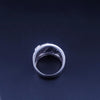 Custom-Made Diamond Wedding Band Ring in 14K White Gold