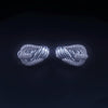 David Yurman Sterling Silver Belt Earrings with Diamond Clip-On
