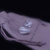 David Yurman Sterling Silver Belt Earrings with Diamond Clip-On