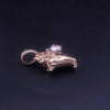 Custom Made Antique Pendant in 14K Yellow Gold with Diamonds