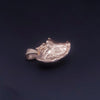 Custom Made Antique Pendant in 14K Yellow Gold with Diamonds