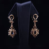 Blue Sapphire and Diamond Set. Made in Italy 18K Yellow Gold