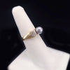 Tahitian Pearl & Diamond Ring