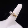 Tahitian Pearl & Diamond Ring