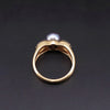 Tahitian Pearl & Diamond Ring