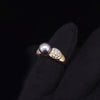 Tahitian Pearl & Diamond Ring