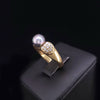 Tahitian Pearl & Diamond Ring
