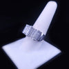 Men's Custom Made 14k White Gold Ring with 2.75ct Diamond