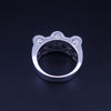Men's Custom Made 14k White Gold Ring with 2.75ct Diamond
