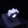 Men's Custom Made 14k White Gold Ring with 2.75ct Diamond