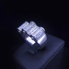 Men's Custom Made 14k White Gold Ring with 2.75ct Diamond