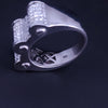 Men's Custom Made 14k White Gold Ring with 2.75ct Diamond
