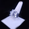 Custom Made Massive White Gold Ring with 2.2ct Diamonds in 14K White Gold