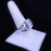 Custom Made Sparkle Ring in 14k White Gold with 1.5ct Diamonds
