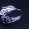Custom Made Sparkle Ring in 14k White Gold with 1.5ct Diamonds