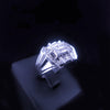 Custom Made Sparkle Ring in 14k White Gold with 1.5ct Diamonds