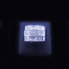 Custom Made Three Level Ring in 14k White Gold with 3.5ct Diamonds
