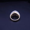 Custom Made Two Tone Platinum and 18k Gold Ring with Diamonds