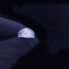 Custom Made Two Tone Platinum and 18k Gold Ring with Diamonds