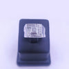 Custom Made Ring in 14k White Gold Square Ring with Diamonds