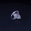 Custom Made Ring in Platinum with Sapphires & Diamond
