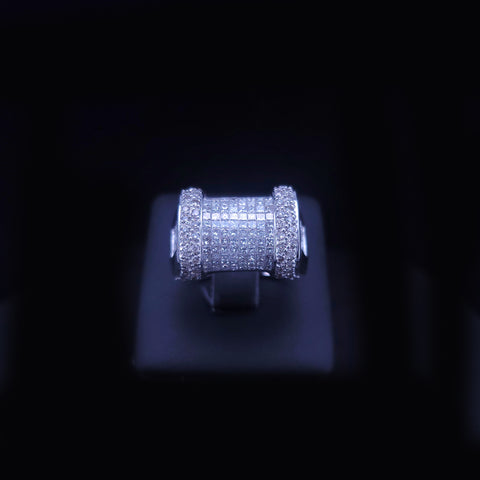 Custom Made Ring with Diamond 3.25ctw in 14k White Gold