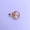 Custom Made Tree of Life Pendant with MultiStone in 14K Yellow Gold