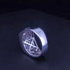 Men's Custom Made 14k White Gold Ring with Diamonds