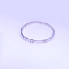 Cartier Love Bangle Bracelet in 18K White Gold, Size: 22