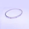 Cartier Love Bangle Bracelet in 18K White Gold, Size: 22