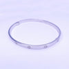 Cartier Love Bangle Bracelet in 18K White Gold, Size: 22